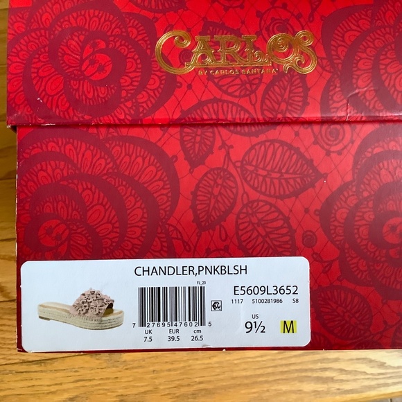 Carlos Santana Chandler Suede Slide Sandals Pink Blush SZ 9.5 - Picture 13 of 13